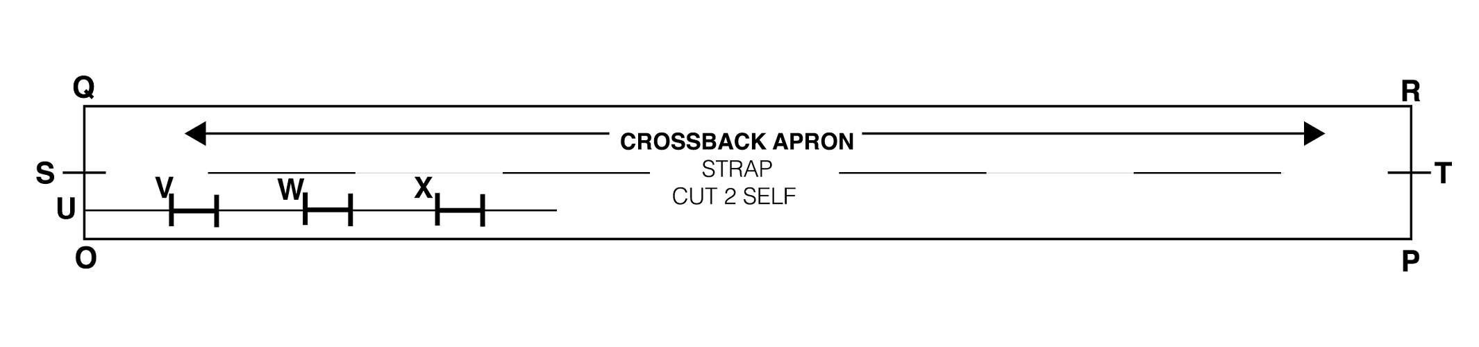 Crossback Apron Drafting Instructions