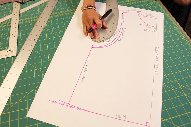 How to Reverse Draft a Sleeveless Top Sheila Wong Fashion Design Studio