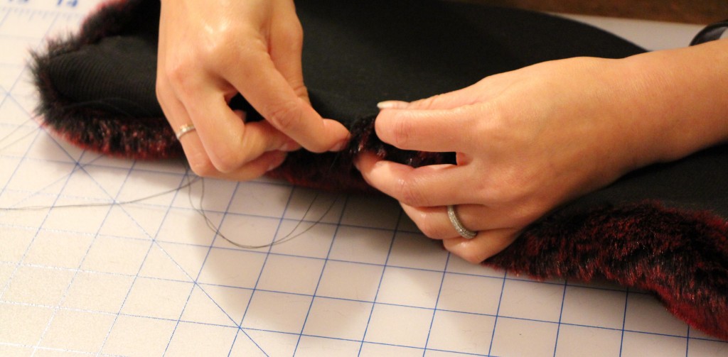 How to Sew Faux Fur Stole Tutorial