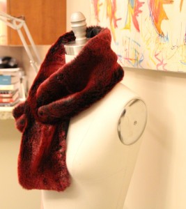 How to Sew Faux Fur Stole Tutorial