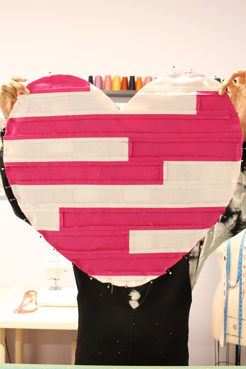 Quilted Heart Bag