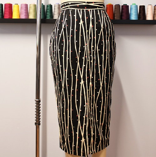 High Waisted Split Personality Pencil Skirt