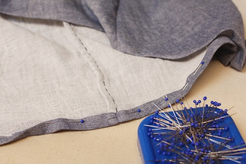 How to Make a Blue Linen Dress